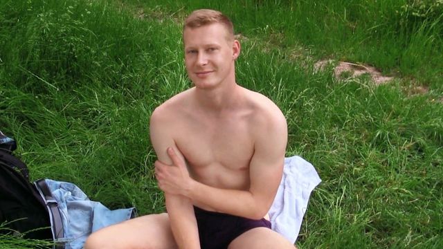 Bigstr - Thin and beautiful guy enjoy outdoor sex in POV