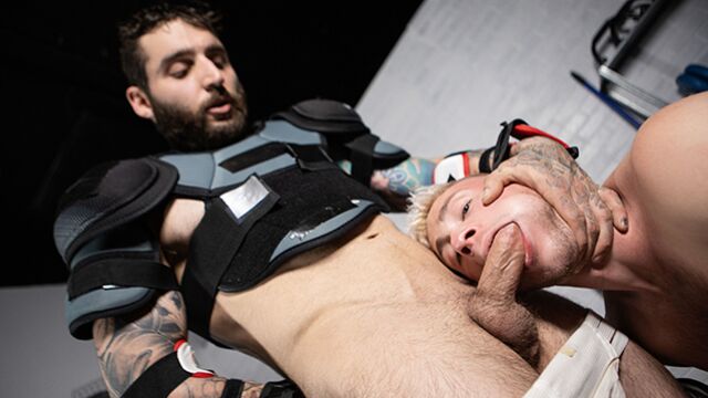 Bromo - Cruel round of hardcore anal with Tony D'Angelo, Aiden Jacobs