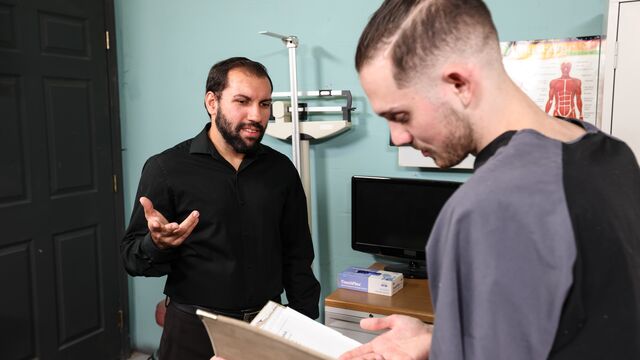 Richard.XXX - Hot sex on a hospital bed with Christian Ace, Alonzo Diaz