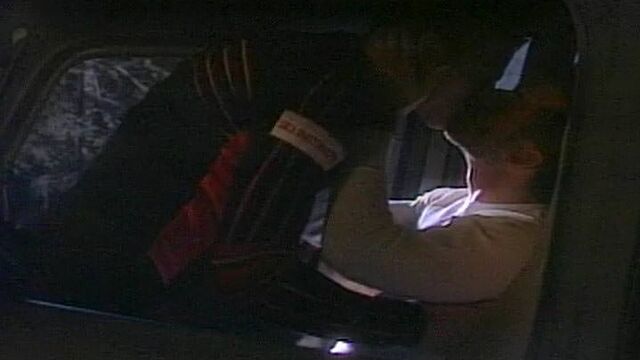 Falcon Studios - Sneaky Johnny Hanson and Cliff Parker fucking in a car