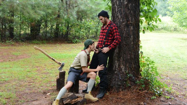 Men.Com - Lumberjack fucking with Jimmy Fanz and Zac Stevens