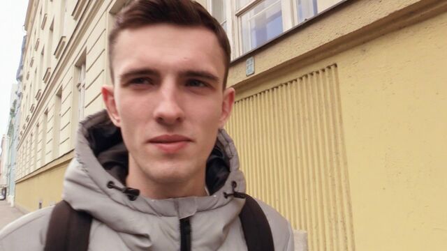 Bigstr - Gangly amateur hottie hops on him again