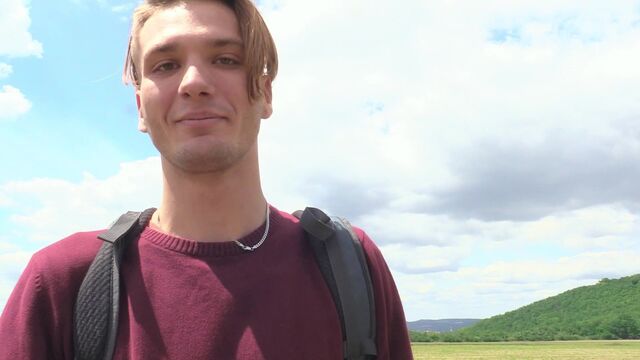 Bigstr - POV gaping session featuring a pretty-faced blondie