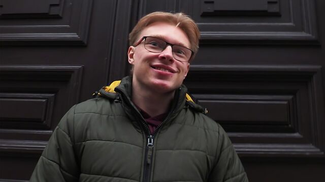 Bigstr - Cute amateur guy suffers through POV anal gape