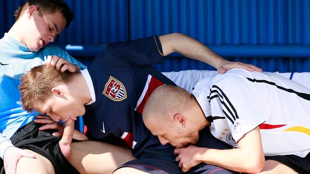 Staxus - Soccer sex with kinky Alex Stevens and Jay Renfro