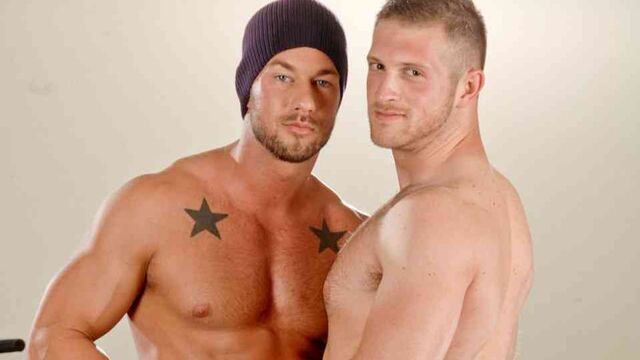 Nextdoor Studios - Hot dudes Rod Daily and Paul Wagner fuck on the set