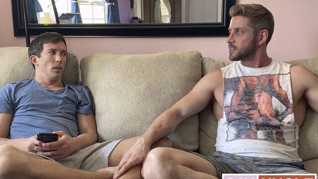 Family Dick - Birthday-themed anal with bros Isaac Parker and Johnny Ford