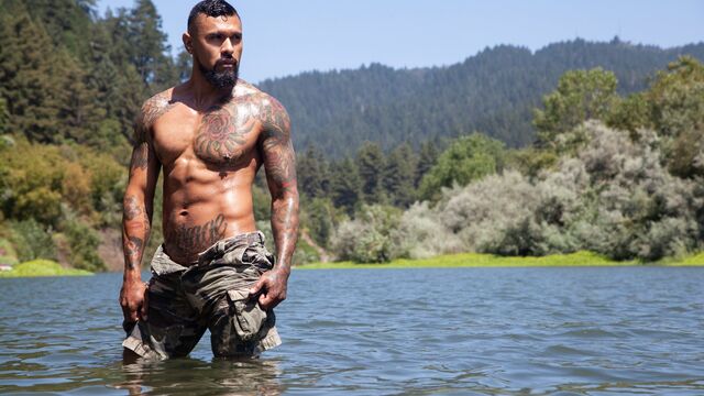 Raging Stallion - Cuckold-like scene with Logan Stevens, Boomer Banks, and Jake Morgan