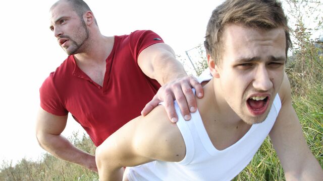 Gay Wire - Tomm and Christian fucking in a public spot