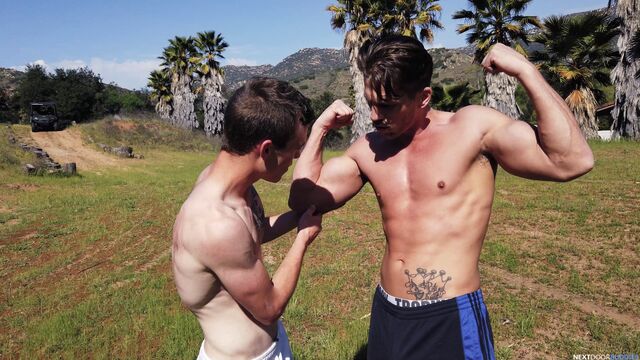 Nextdoor Buddies - Doggy style fuck with Scott Finn and Roman Todd