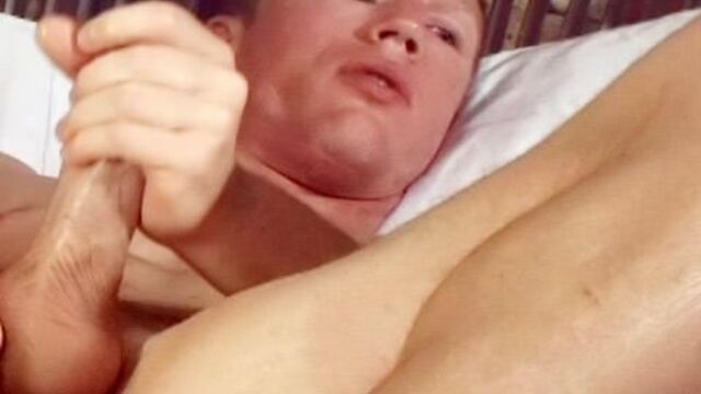 Falcon Studios - Jake pleasuring his trouser snake in a solo toy porn vid