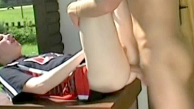 Staxus - Barely legal bang with Ronnie Badell and Andrew Fisher