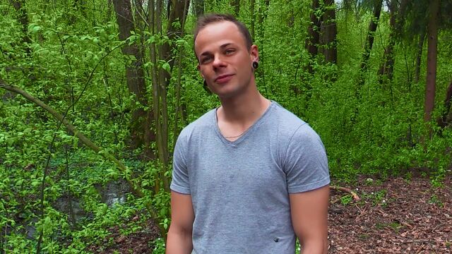 Bigstr - Handsome hottie from the woods takes his cock