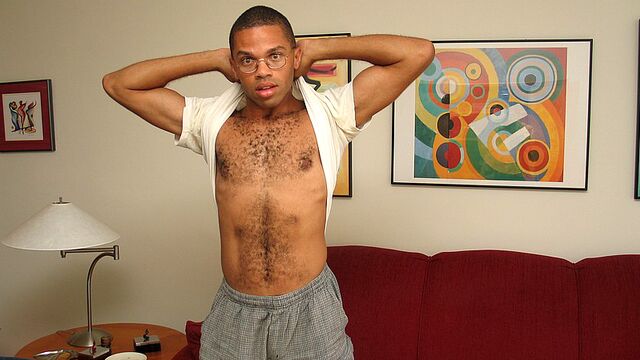 Pride Studios - Rolando is hairy and ready to enjoy an orgasm