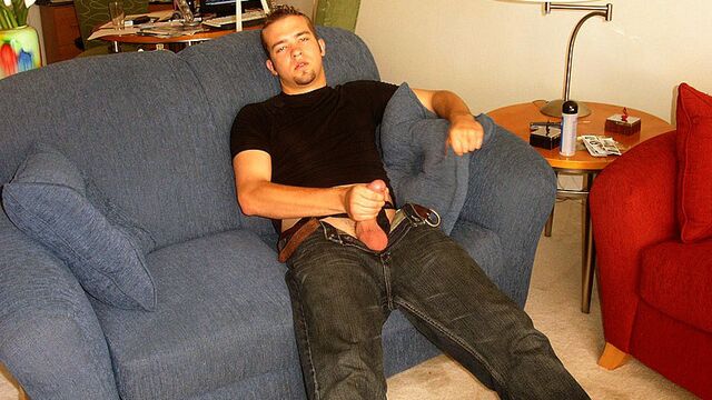 Pride Studios - Diamond Dan has a huge cock and he cums on a plate