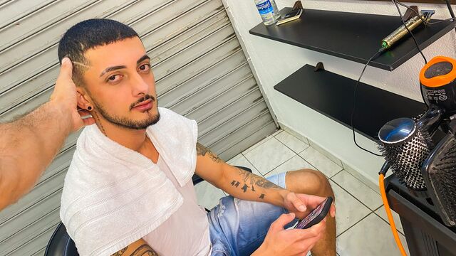 Adult Time - Haircut and anal dilation with super-horny Edu Scot