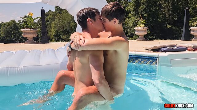 Colby Knox - Sunny day bareback anal with Colby Chambers and Dylan Fruits