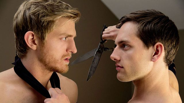 Cocky Boys - Levi Michaels deepthroats Tayte Hanson's cock before taking it