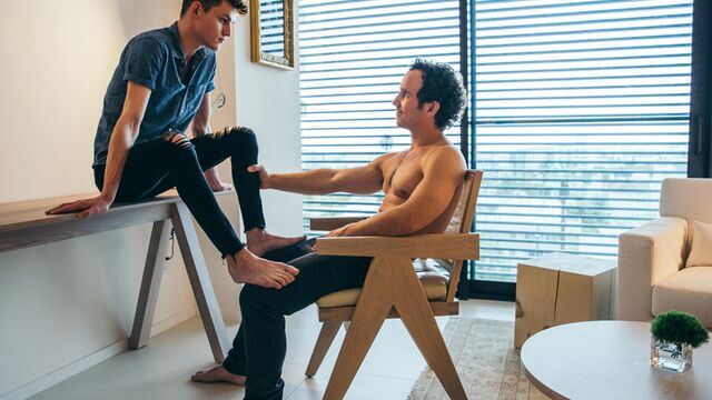 Cocky Boys - Curly-haired DILF Greg McKeon fucks Avery Jones