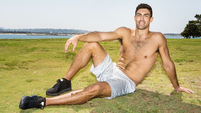 Sean Cody - Tall solo hottie Sebastien jerks his hard cock