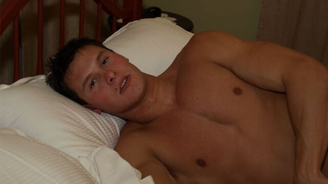 Nextdoor Male - Zack Cook playing with his boner on his own