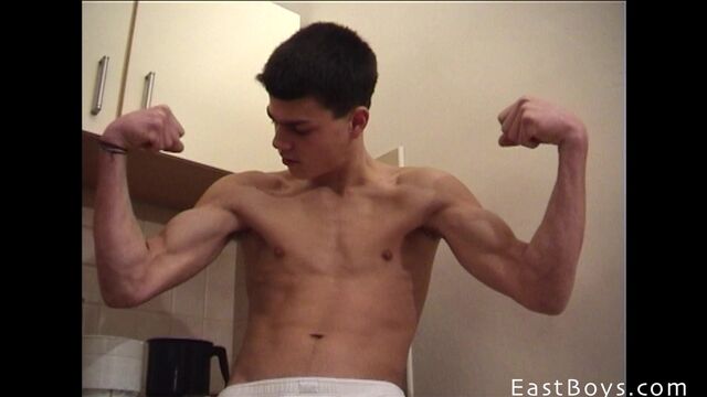 Eastboys - Pepino is happy to drink piss and splash cum