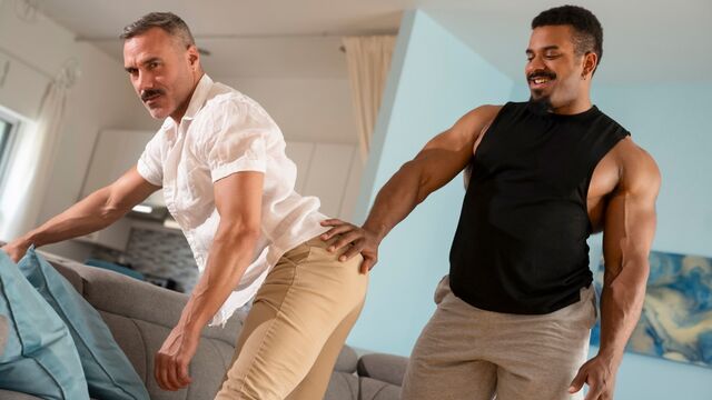 Noir Male - Manuel Skye and Jericho James do a lot on the couch