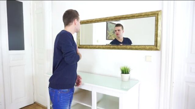 BoyFun - Mike Muler smacks his own ass while jacking it hard