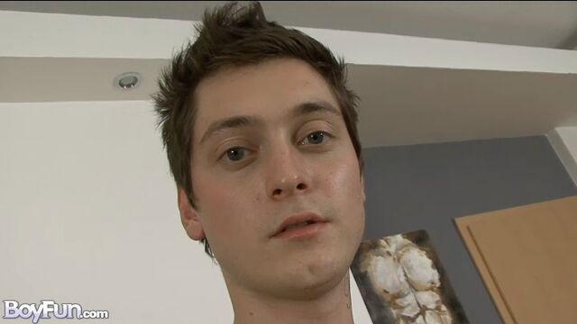 BoyFun - Roger Rohan jerking his dick ALL over the place