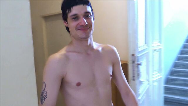 Bigstr - Czech hottie with dark hair enjoys a large load