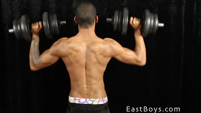 Eastboys - Omar Ali flexing and teasing the viewers