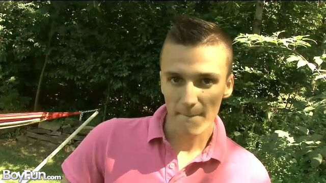 BoyFun - Dom Ully shows sexy feet while jerking off hard