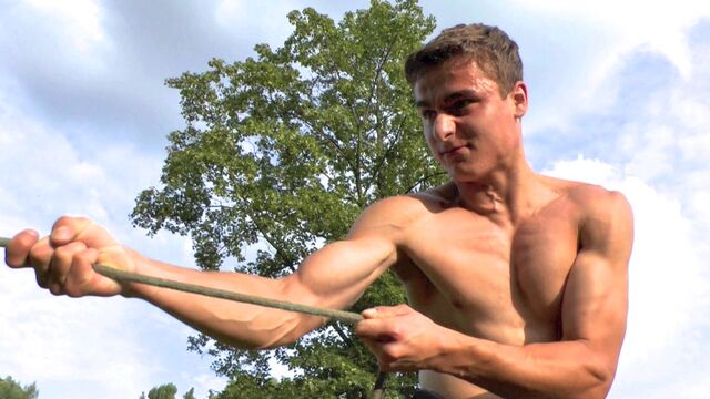 Eastboys - Dylan has the best bulging biceps out there