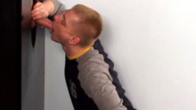 Nextdoor Buddies - Richard cannot stop sucking a fat gloryole cock