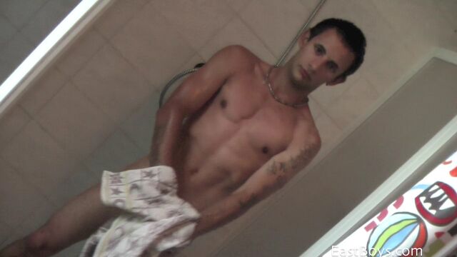 Eastboys - Mauricio is going to show his hairy dick in the shower
