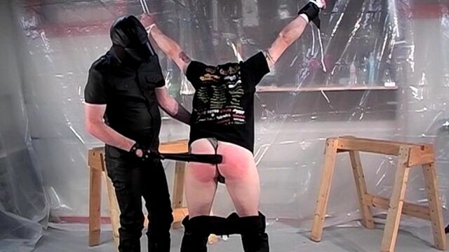 Gay Life Network - Mike Harley gets his ass whipped red by Shadow Junior