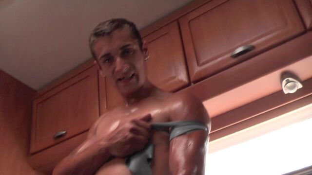 Eastboys - Kip the cutie is playing with his hairy dick today