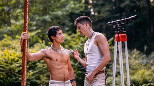 Cocky Boys - Greek myths and outdoor sex with Kane Fox and Seth Cain