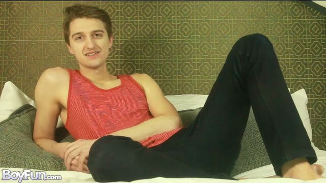 BoyFun - Scott Anders Slender Twink Solo Bedroom Handjob
