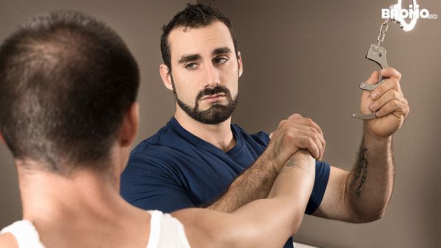 Bromo - Cuckold-style gay anal scene with Jaxton Wheeler and Leon Lewis