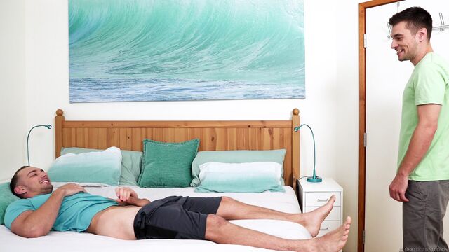 Nextdoor Buddies - Princeton Price pounding Johnny B in a gay video