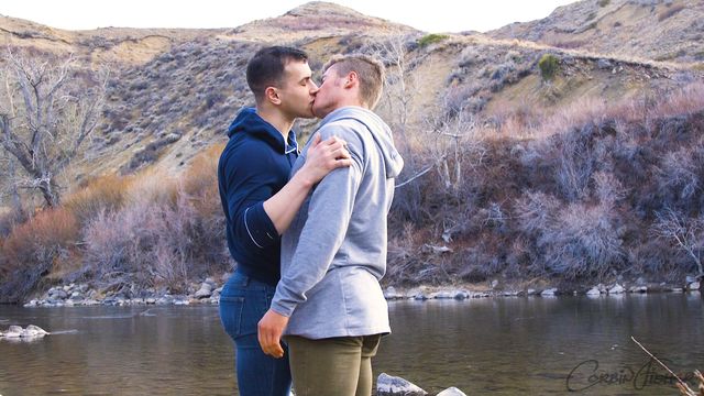 Corbin Fisher - Impressive anal with two amateur hotties