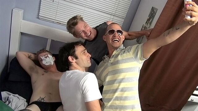 Reality Dudes - Derek Nocturne, Matt Watson, and others gang-bang a gay stud