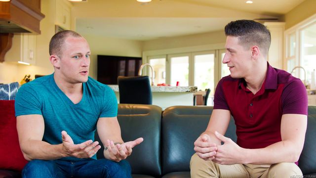 Nextdoor Raw - Trevor Laster and Dalton Riley improvise an anal session