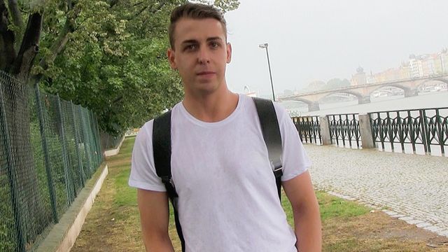 Bigstr - Good-looking teen amateur swallows a huge load after anal