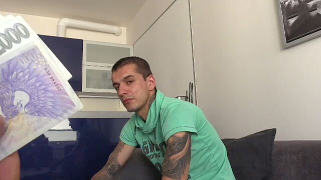 Bigstr - Inked edgelord has to fuck a hung loan shark