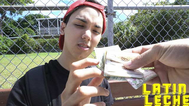 Latin Leche - Latin amateur riding cock in the backyard