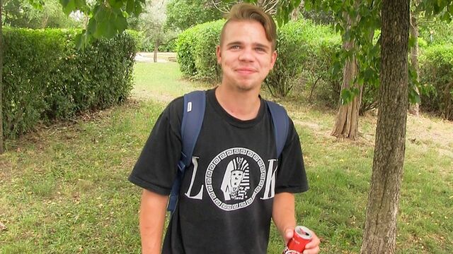 Bigstr - Trendy Czech boy fucked in the grass and facial'd