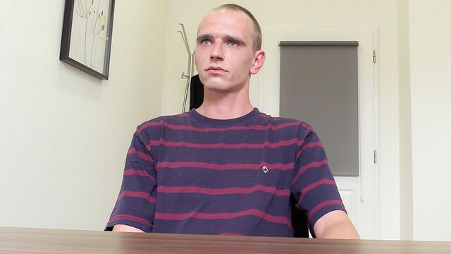 Bigstr - Balding young hottie fucked on all fours in POV