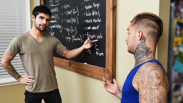 Men.Com - Middle-aged schoolboys Brian Michaels and Ty Mitchell fuck on camera